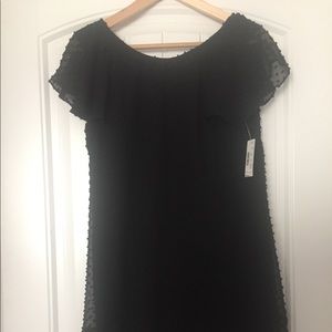 J.Crew short sleeve black dress. NWT
